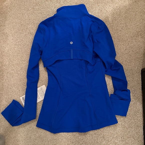 Lululemon Define Jacket Nulu Cerulean Blue Full Zip Size 4 - NWT - Picture 6 of 6